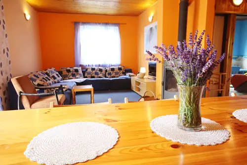 Salon i jadalnia w Domu Letniskowym Nela, widok 5