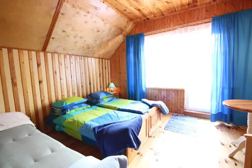 Sypialnia w Domu Letniskowym Nela w Rowach, widok 4