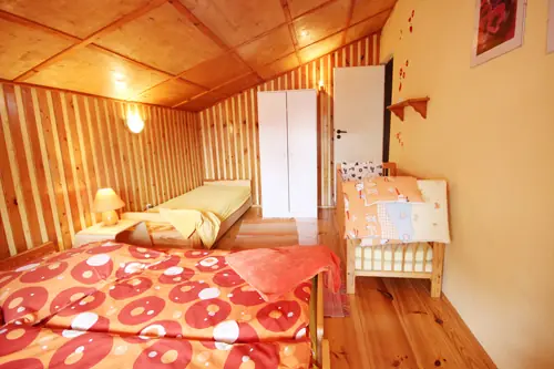 Sypialnia w Domu Letniskowym Nela w Rowach, widok 9